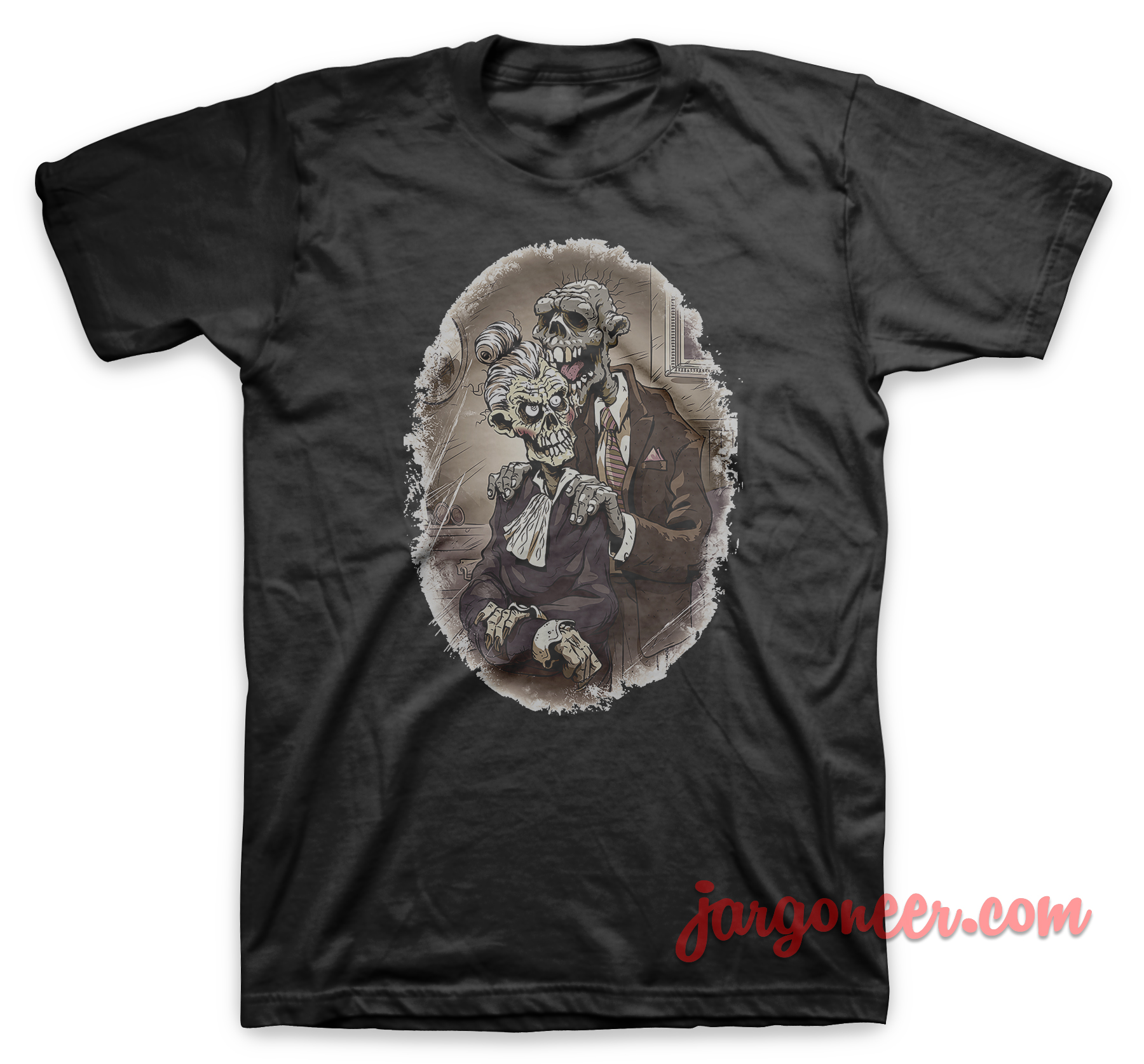Zombie Couple Black T Shirt - Shop Unique Graphic Cool Shirt Designs