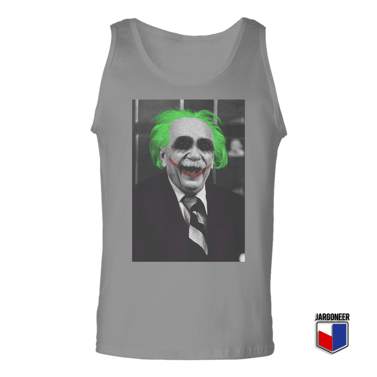 Albert Start A Joke Gray Tank Top - Shop Unique Graphic Cool Shirt Designs