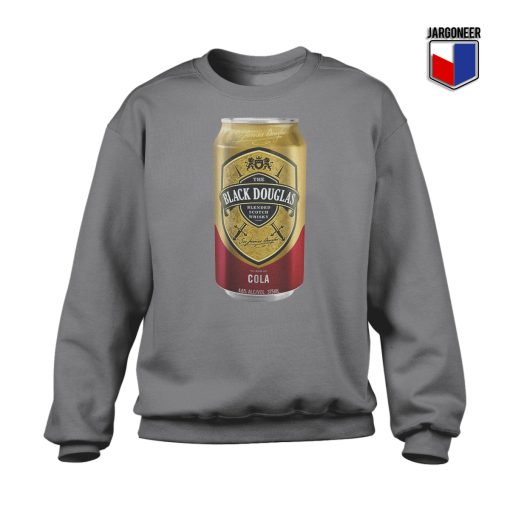 Black Douglas Whisky Cola Tin Crewneck Sweatshirt