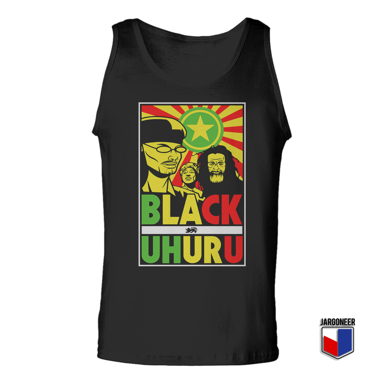 Black Uhuru Black Tank Top - Shop Unique Graphic Cool Shirt Designs