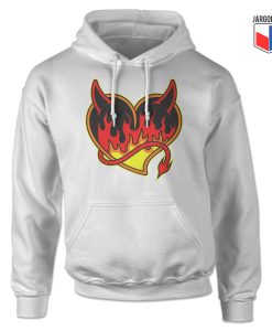 Burning Black Heart Devil Hoodie