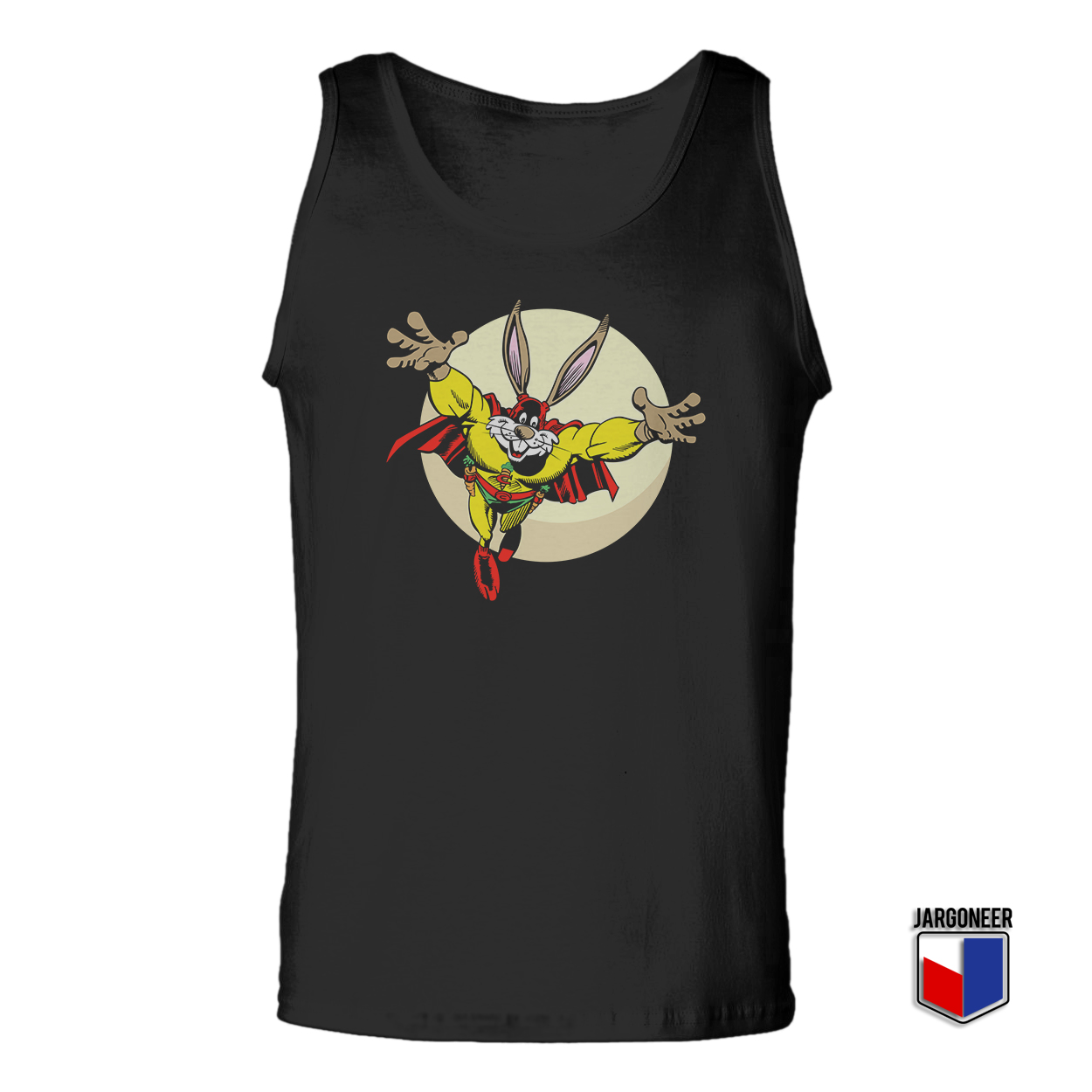 Captain Carrot Black Tank Top - Shop Unique Graphic Cool Shirt Designs