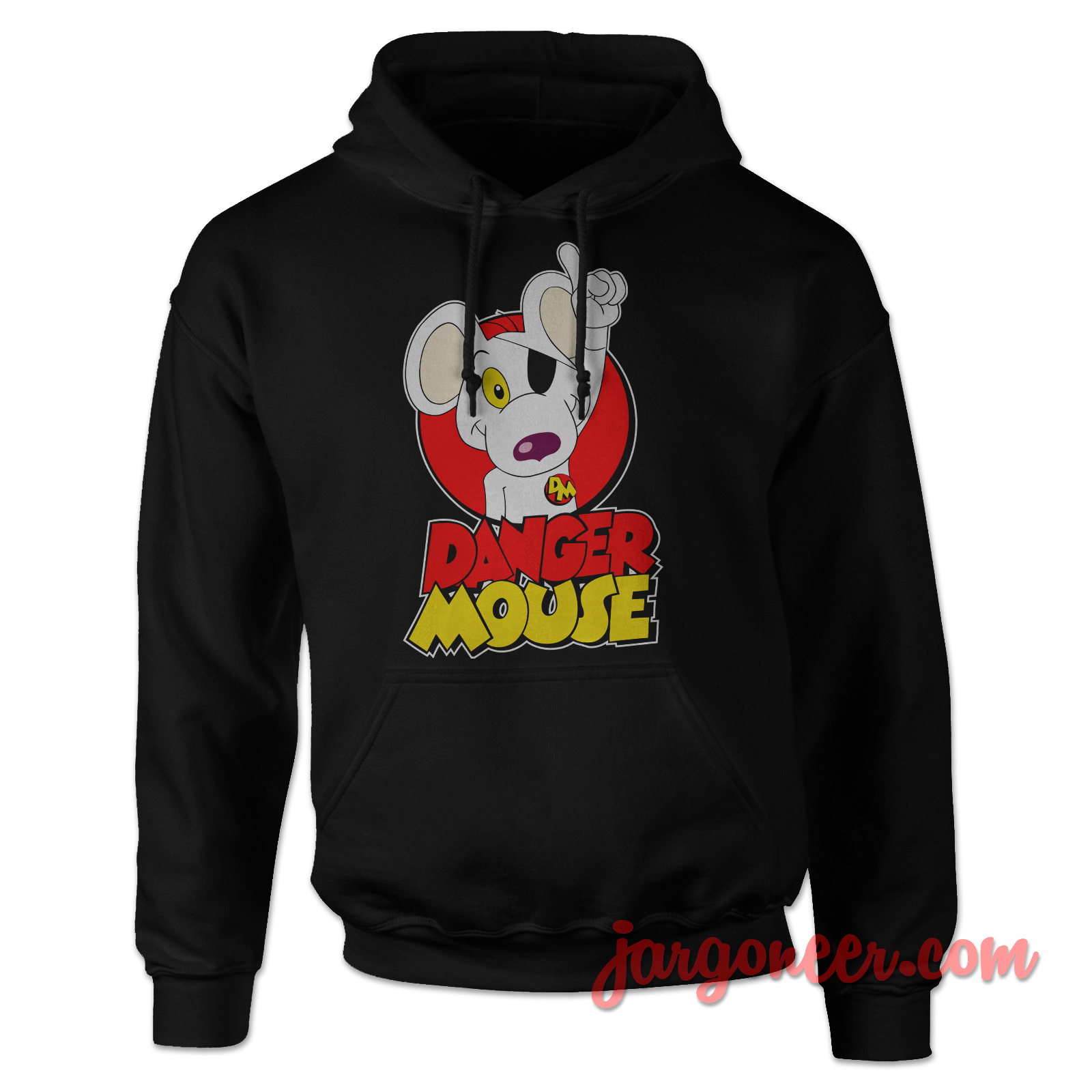Danger Mouse Black Hoody 1 - Shop Unique Graphic Cool Shirt Designs