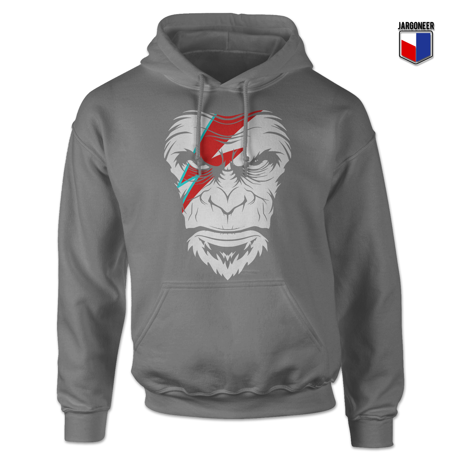 Face Of The New Wave Ape Gray Hoody - Shop Unique Graphic Cool Shirt Designs