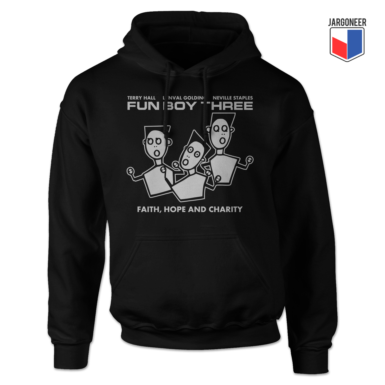 Fun Boy Three Black Hoody - Shop Unique Graphic Cool Shirt Designs