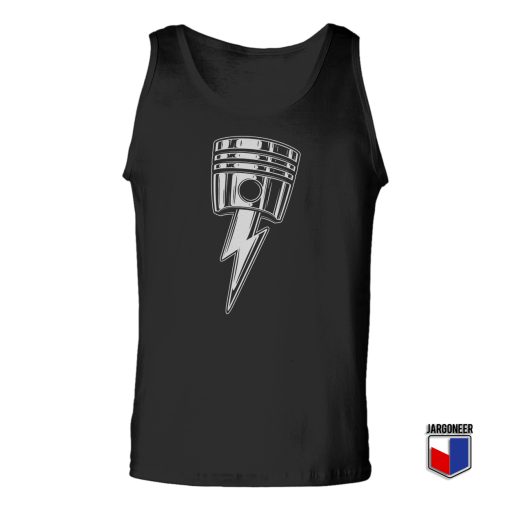 Lightning Bolt Piston Unisex Adult Tank Top