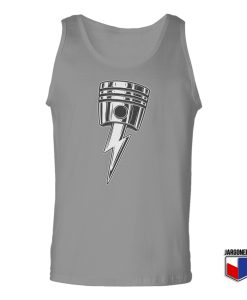 Lightning Bolt Piston Unisex Adult Tank Top