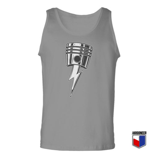 Lightning Bolt Piston Unisex Adult Tank Top