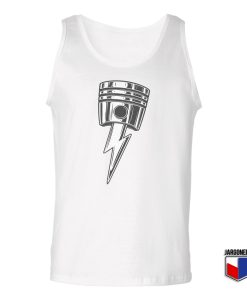 Lightning Bolt Piston Unisex Adult Tank Top