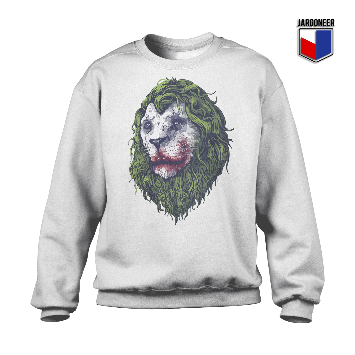 Lion Of Joke White SS - Shop Unique Graphic Cool Shirt Designs