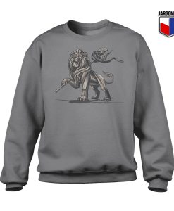 Lion Of Judah Statue Crewneck Sweatshirt
