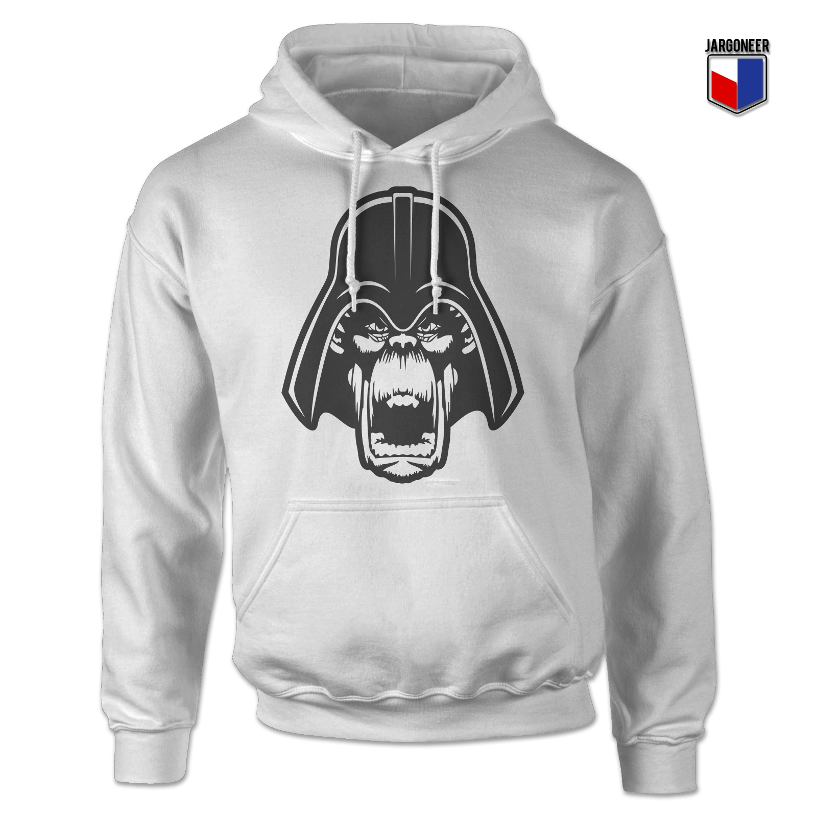 Monkey Of The Galaxy White Hoody - Shop Unique Graphic Cool Shirt Designs