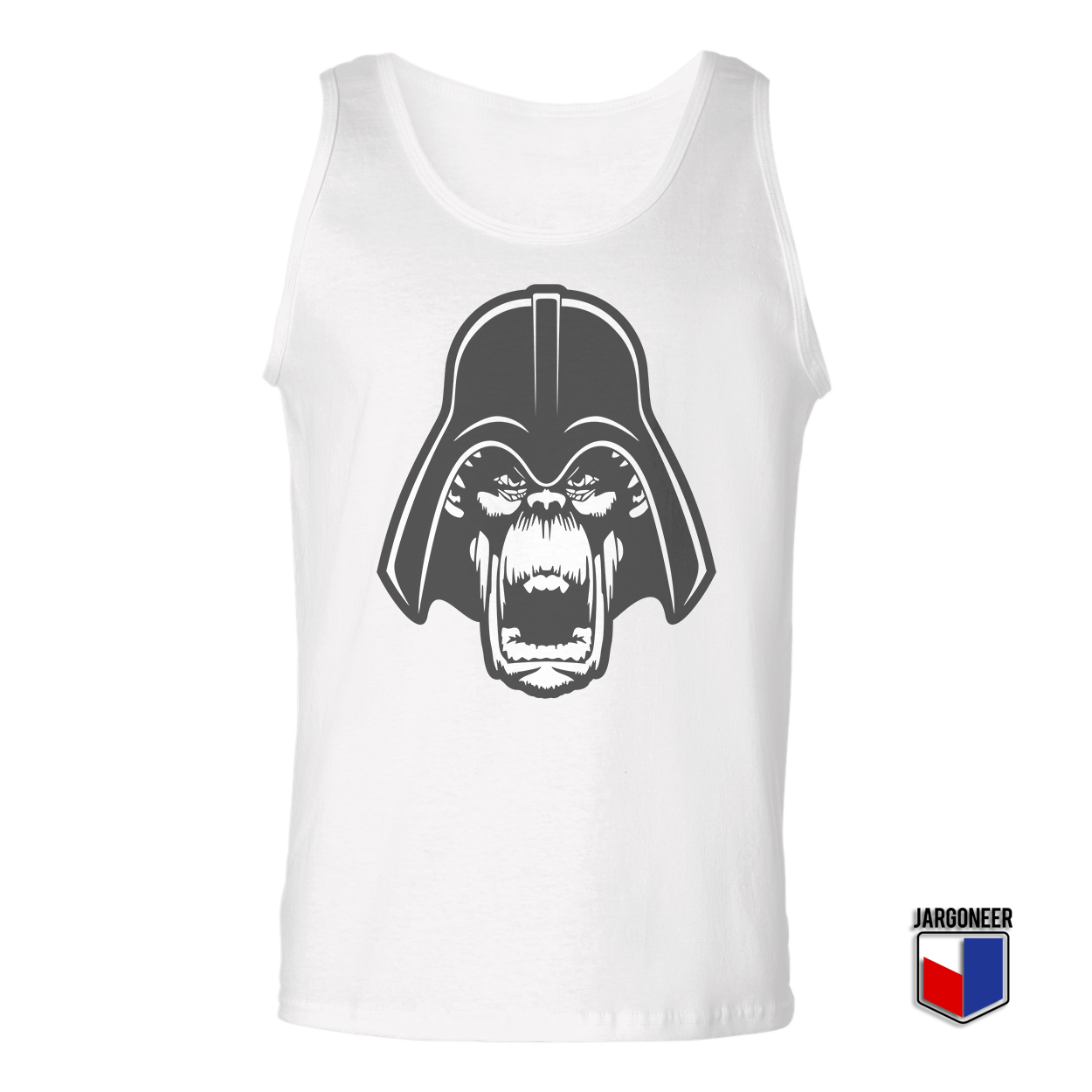 Monkey Of The Galaxy White Tank Top - Shop Unique Graphic Cool Shirt Designs