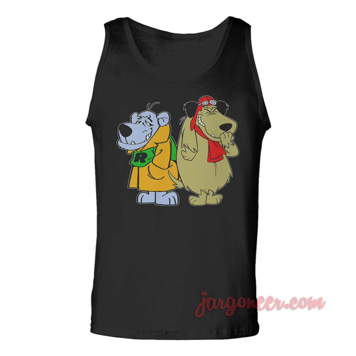 Mumbly And Mutley The Racer Dogs Black TTM - Shop Unique Graphic Cool Shirt Designs