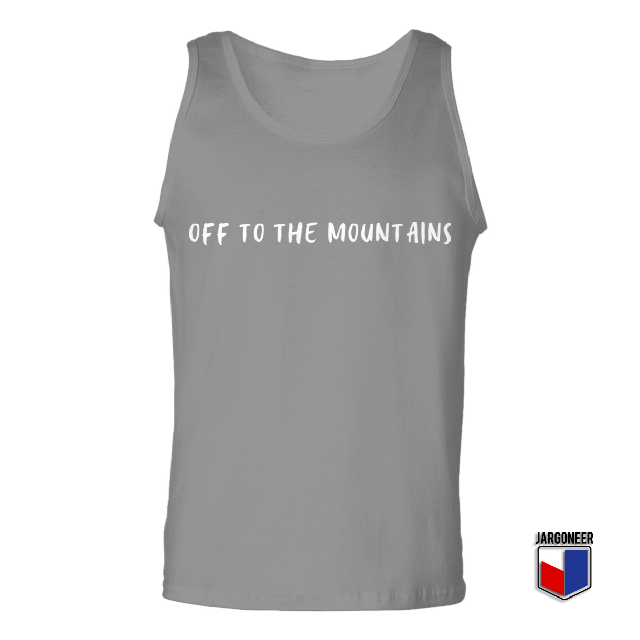 Off To The Mountains Grey Tank Top - Shop Unique Graphic Cool Shirt Designs