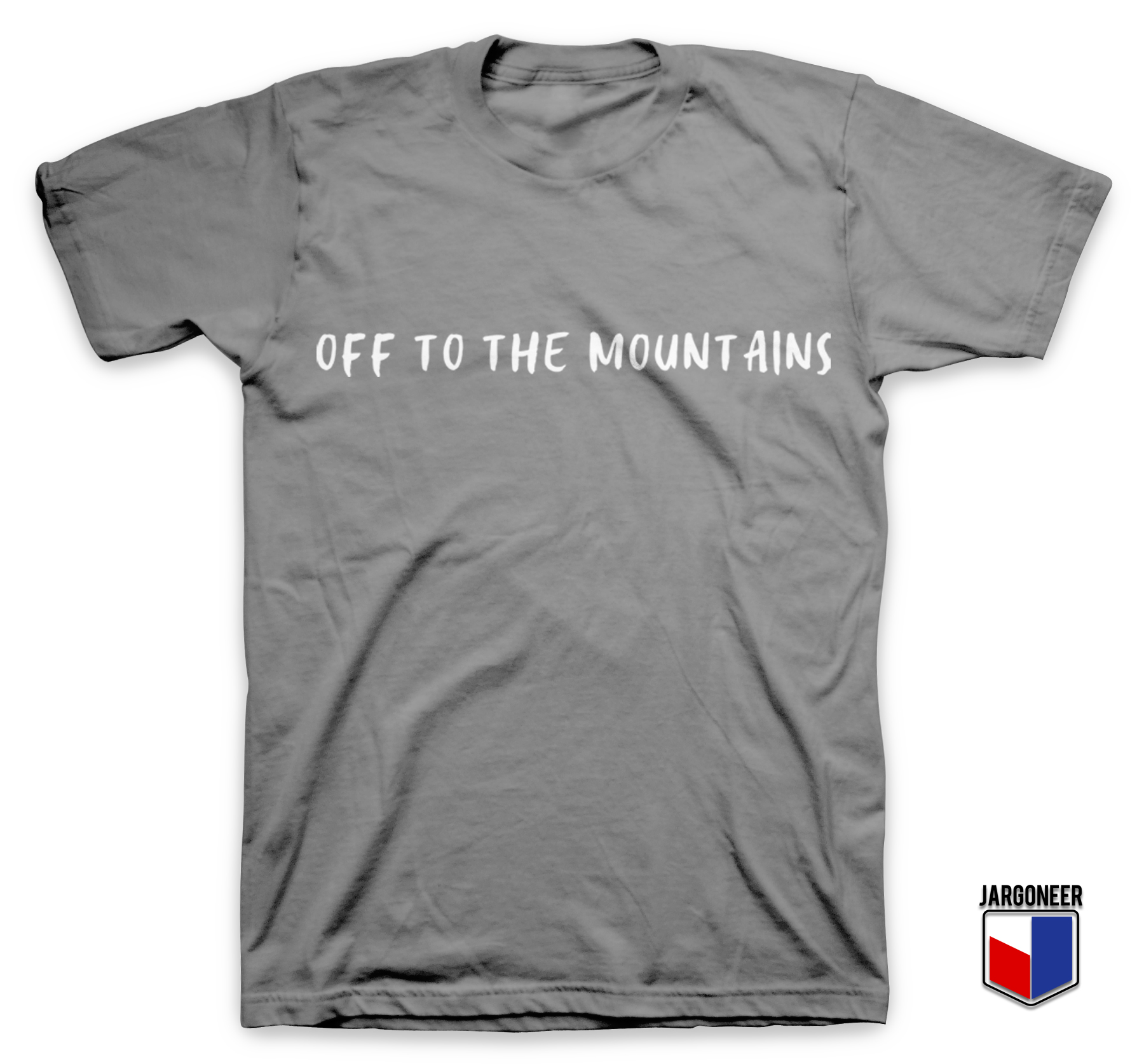 Off To The Mountains Grey Tshirt - Shop Unique Graphic Cool Shirt Designs