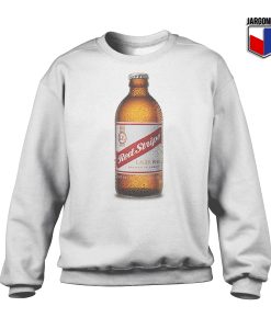 Red Stripe Lager Bottle Crewneck Sweatshirt