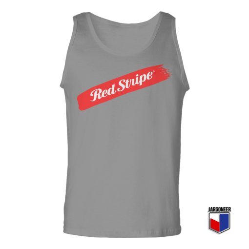 Red Stripe Swash Unisex Adult Tank Top