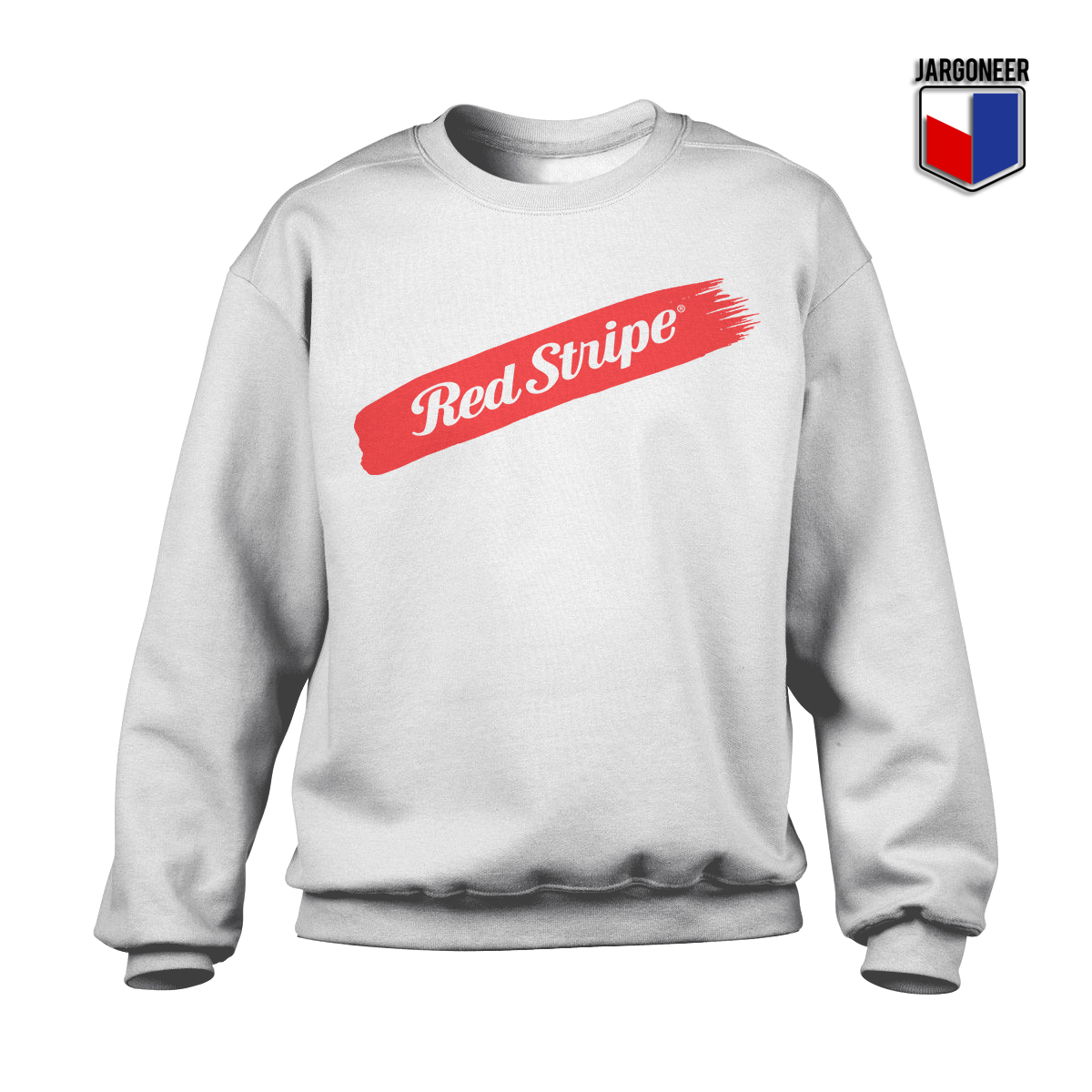 Red Stripe Swash White SS - Shop Unique Graphic Cool Shirt Designs