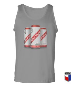 Red Stripe Three Lager Cans Unisex Adult Tank Top