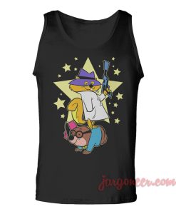 Secret Agent Squirrel Unisex Adult Tank Top