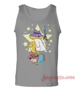 Secret Agent Squirrel Unisex Adult Tank Top