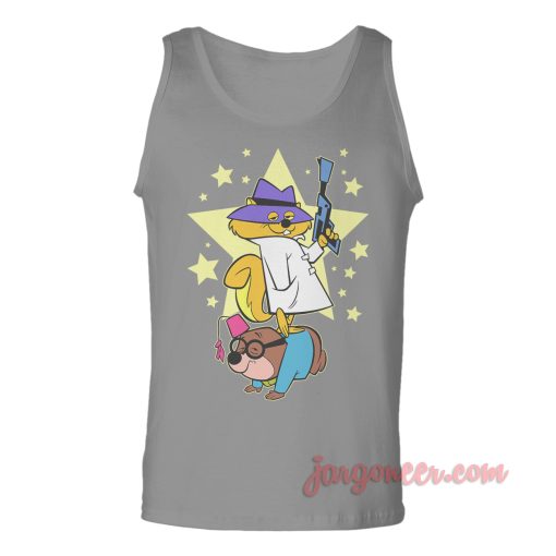 Secret Agent Squirrel Unisex Adult Tank Top