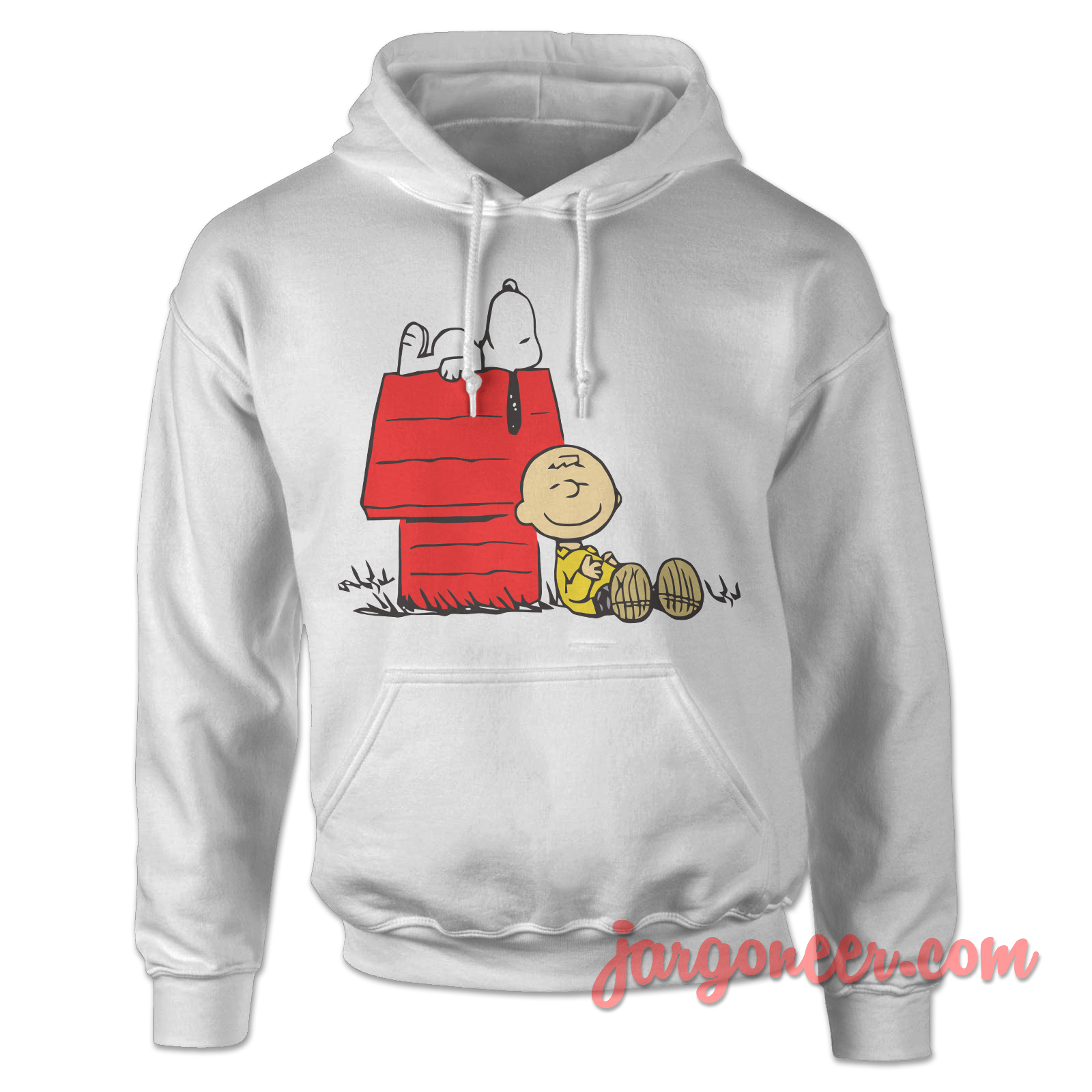 Snoopy And Charlie White Hoody - Shop Unique Graphic Cool Shirt Designs