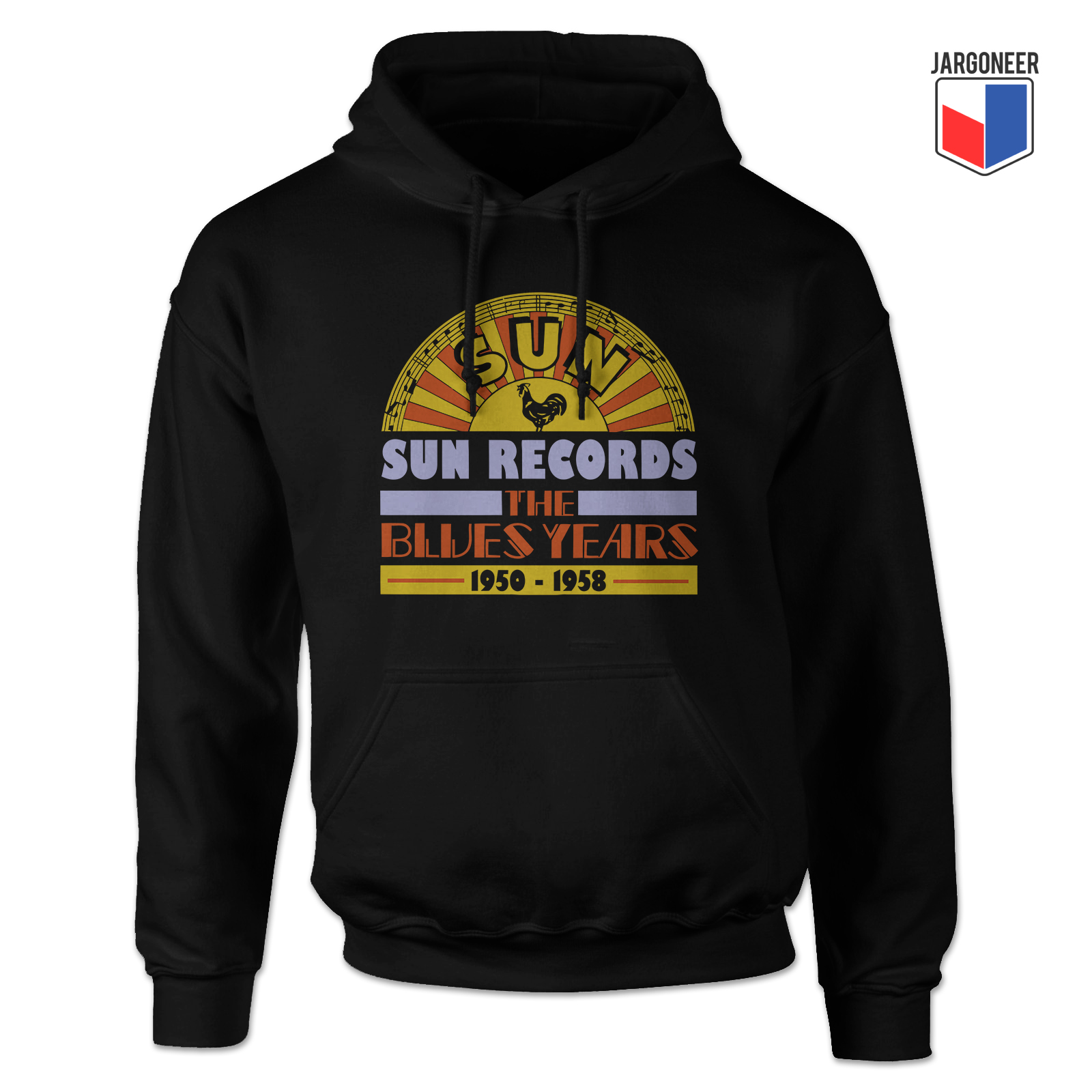 Sun Records The Blues Years Black Hoody - Shop Unique Graphic Cool Shirt Designs