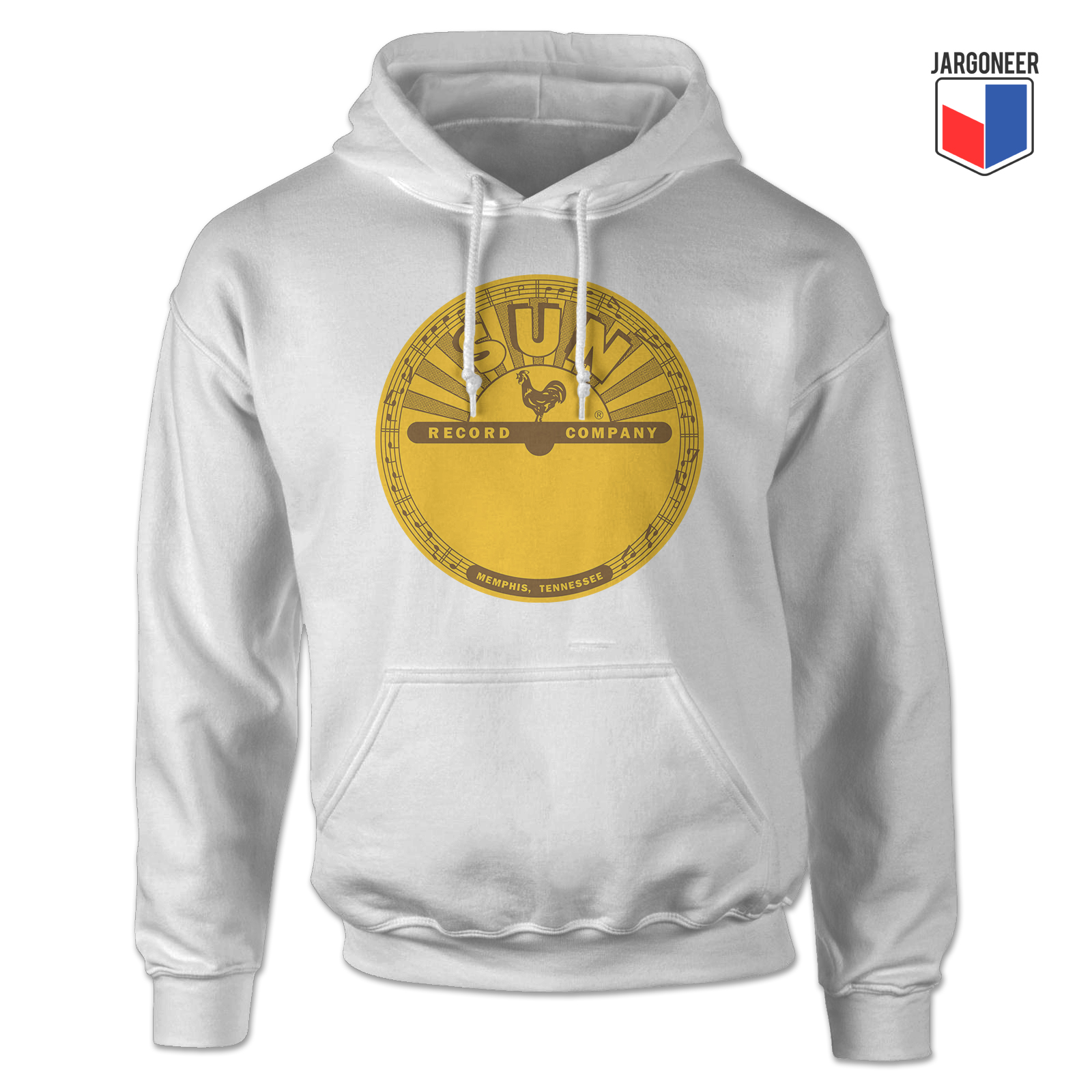 Sun Records Vinyl Label White Hoody - Shop Unique Graphic Cool Shirt Designs