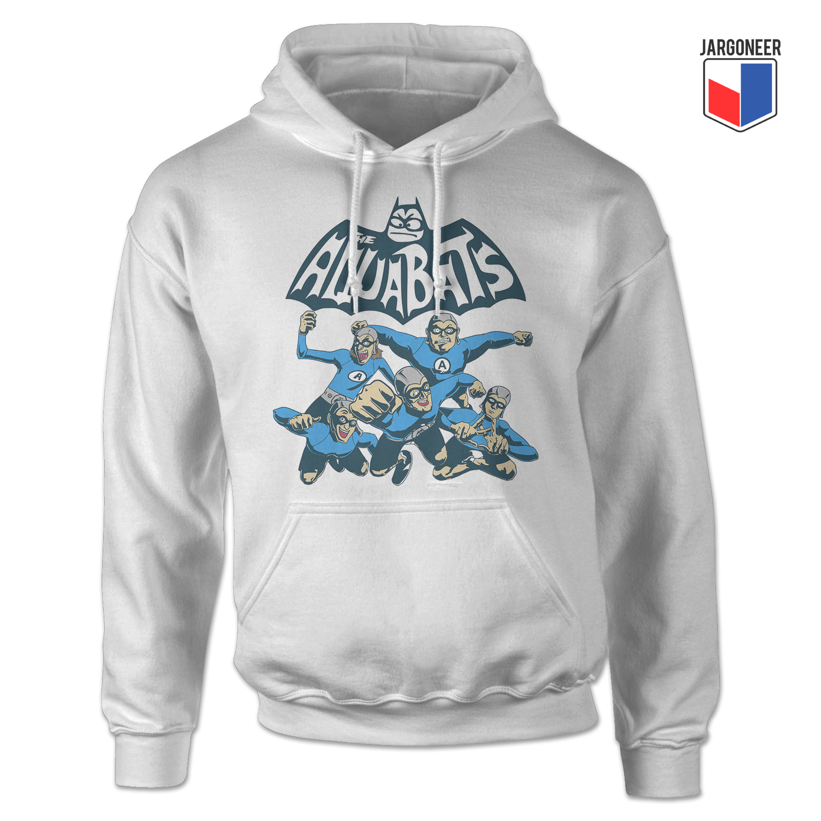 The Aquabats Flyhigh White Hoody - Shop Unique Graphic Cool Shirt Designs