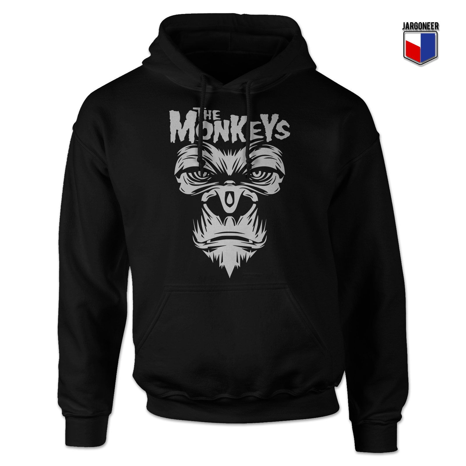 The Monkeys Black Hoody - Shop Unique Graphic Cool Shirt Designs