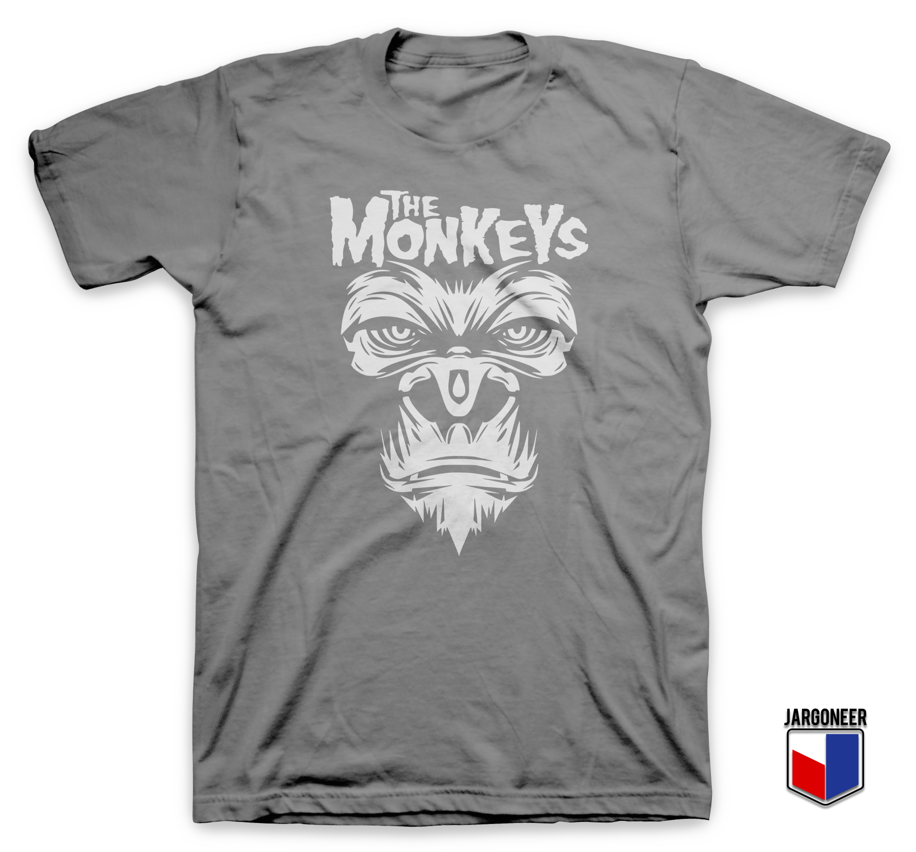 The Monkeys Gray T Shirt - Shop Unique Graphic Cool Shirt Designs