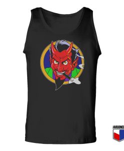 The Red Devil Face Unisex Adult Tank Top