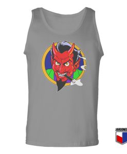 The Red Devil Face Unisex Adult Tank Top