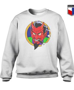 The Red Devil Face Crewneck Sweatshirt