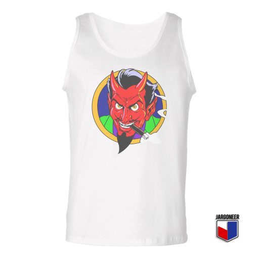 The Red Devil Face Unisex Adult Tank Top