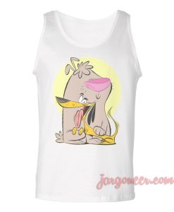 Two Stupid Dogs Happy Cuddling Unisex Adult Tank Top