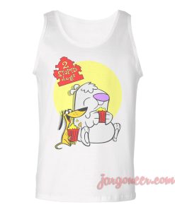 Two Stupid Dogs Popcorn Unisex Adult Tank Top