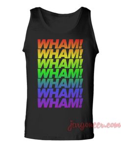 Wham Wham Rainbow Unisex Adult Tank Top