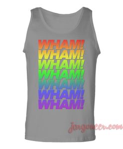 Wham Wham Rainbow Unisex Adult Tank Top