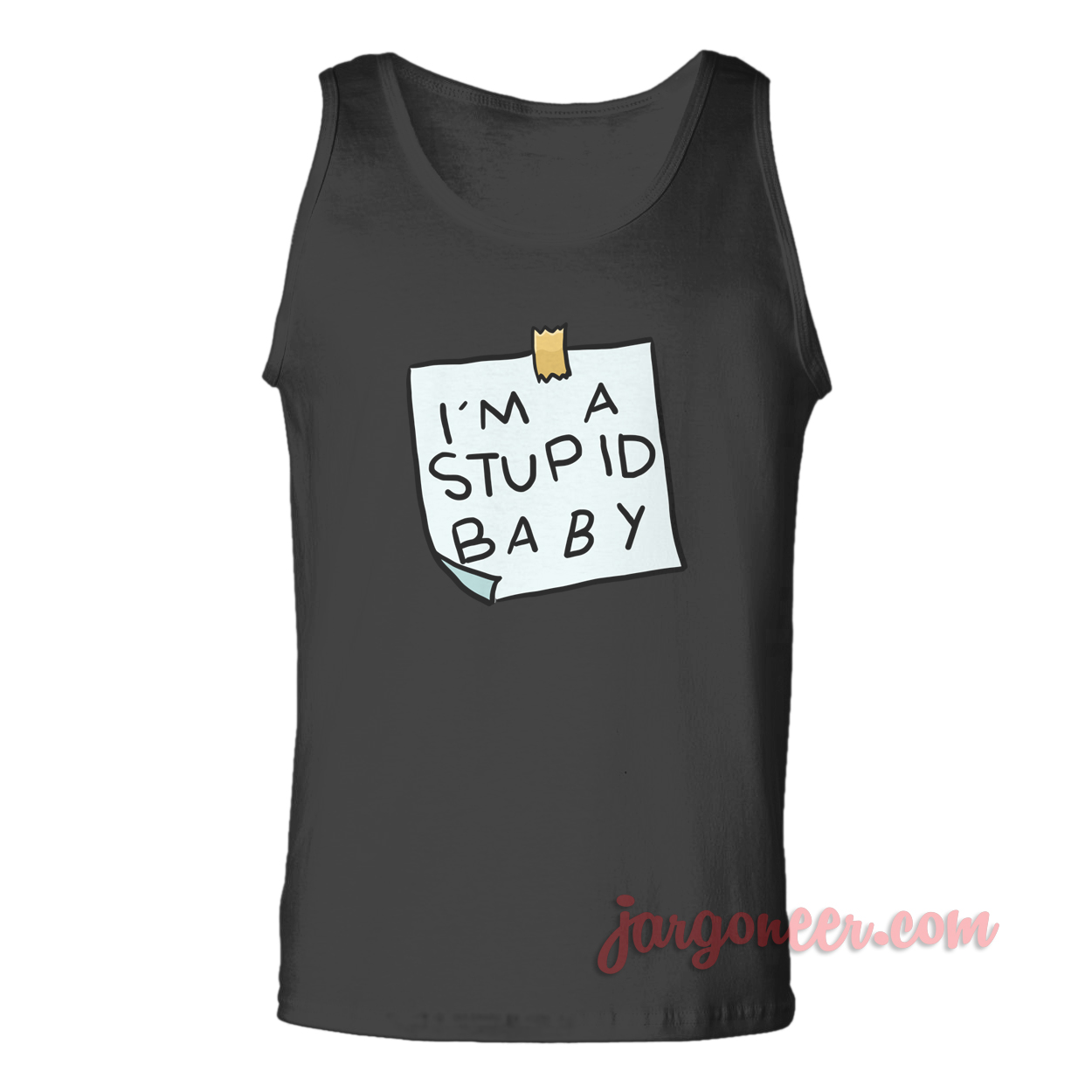 im stupid baby tanktop black - Shop Unique Graphic Cool Shirt Designs