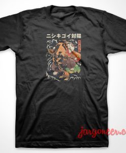 Cat And Koi Japan T-Shirt