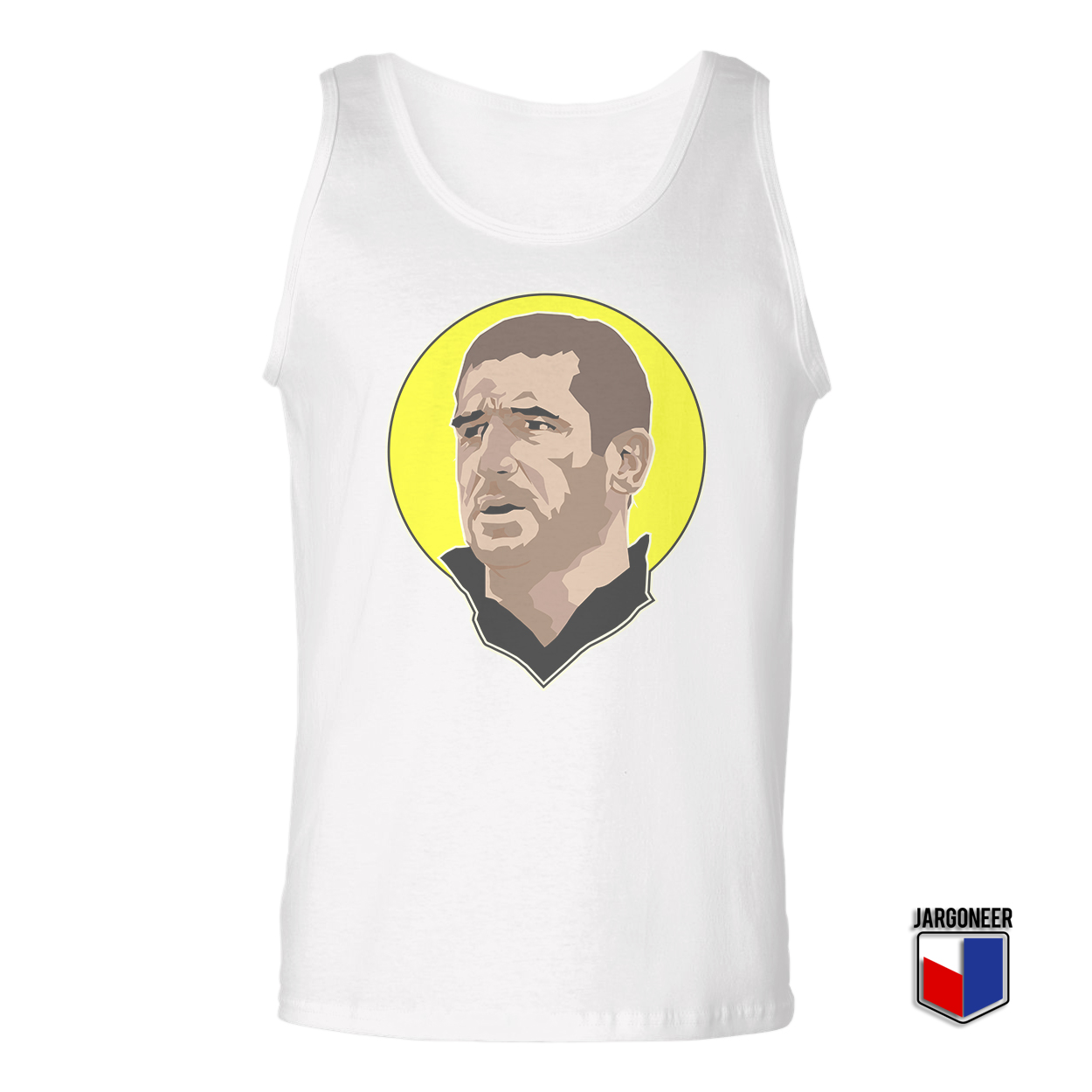 Eric Cantona White Tank Top - Shop Unique Graphic Cool Shirt Designs