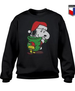 Santa Snoopy Crewneck Sweatshirt
