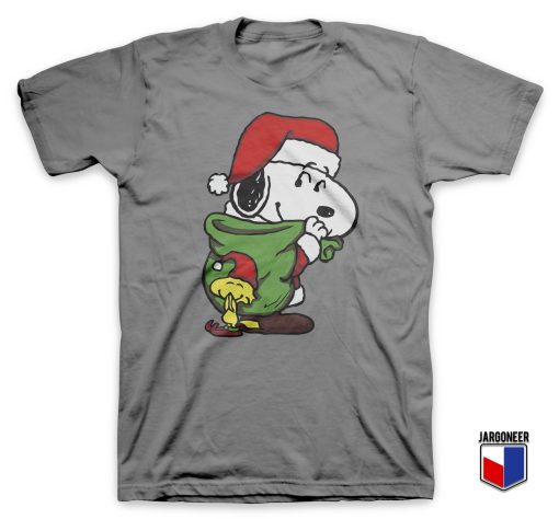 Santa Snoopy T Shirt