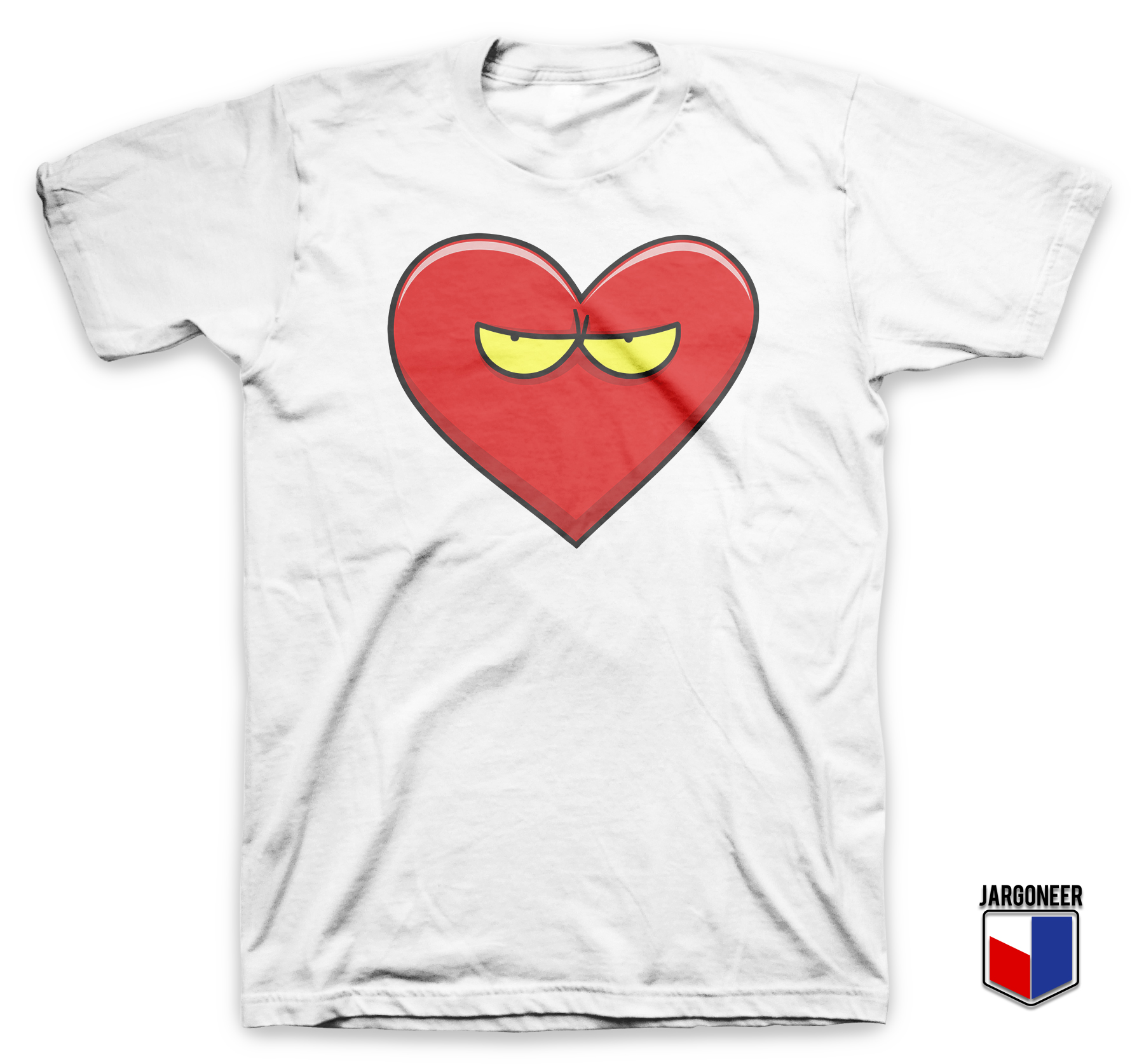 Angry Love White T Shirt - Shop Unique Graphic Cool Shirt Designs