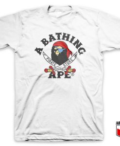 Bape Pirate Store White T Shirt 247x300 - Shop Unique Graphic Cool Shirt Designs