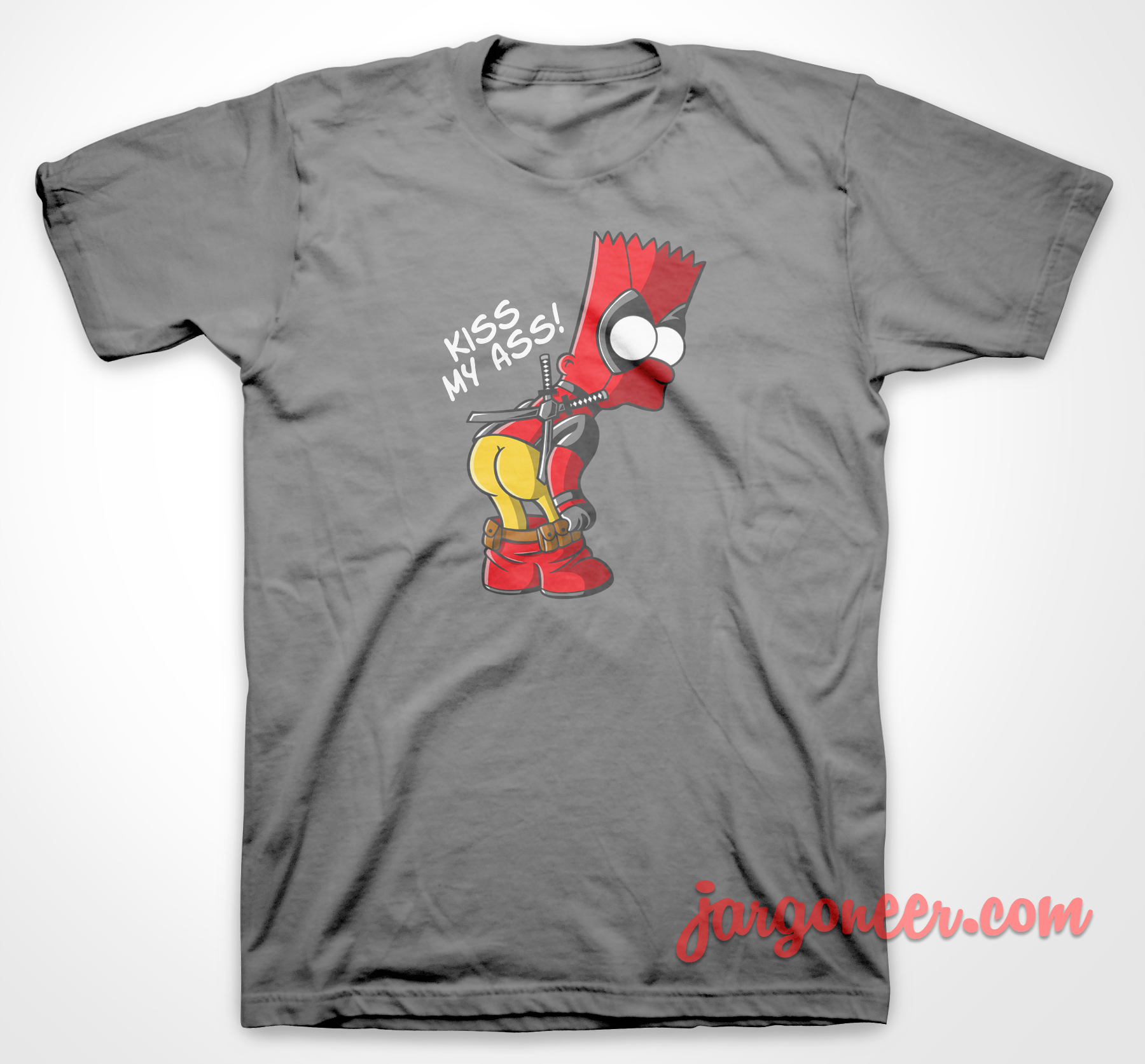 Bartpool Kiss My Ass - Shop Unique Graphic Cool Shirt Designs