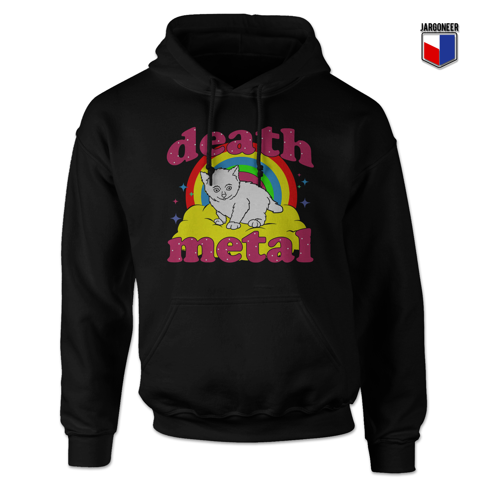 Death Metal Black Hoody - Shop Unique Graphic Cool Shirt Designs
